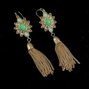 Turquoise & Silver Earrings
